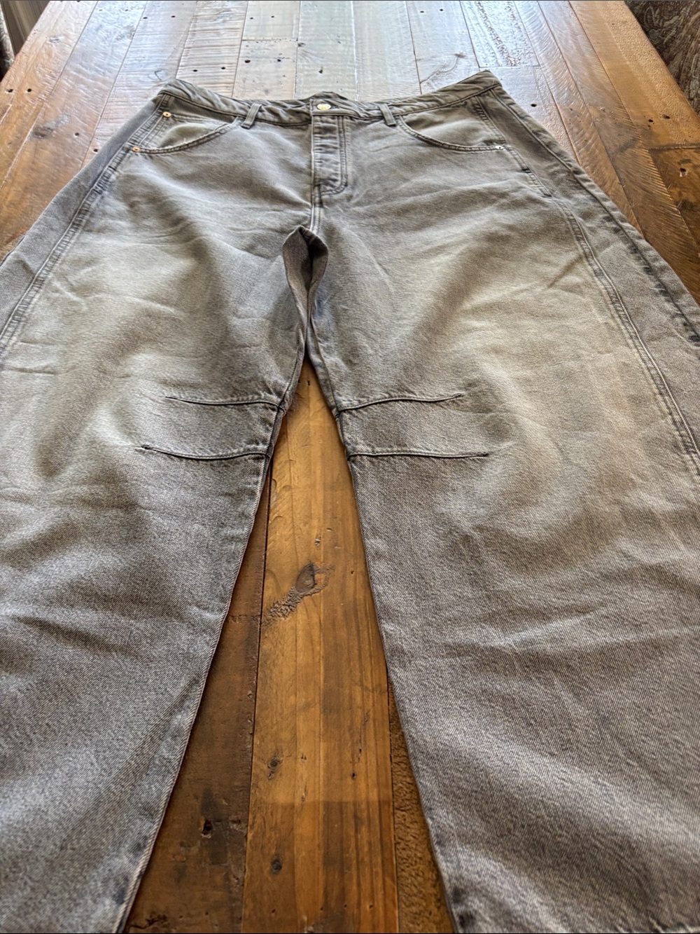 We the free Women’s Gray Workwear Barrel Pants